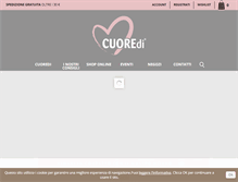 Tablet Screenshot of cuoredi.com